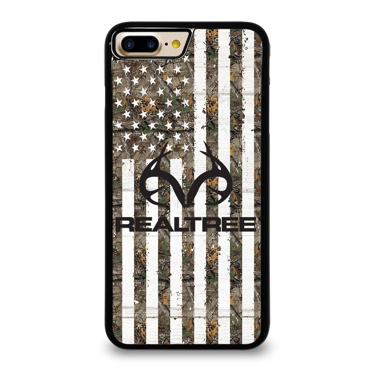 REALTREE AMERICAN FLAG LOGO iPhone 7 / 8 Plus Case Cover