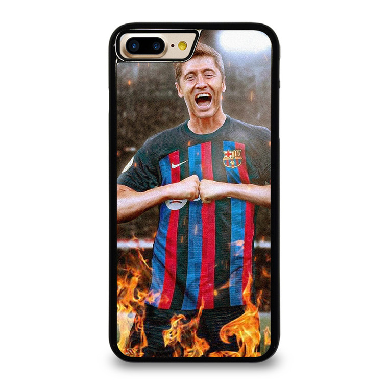 ROBERT LEWANDOWSKI FC BARCELONA iPhone 7 / 8 Plus Case Cover