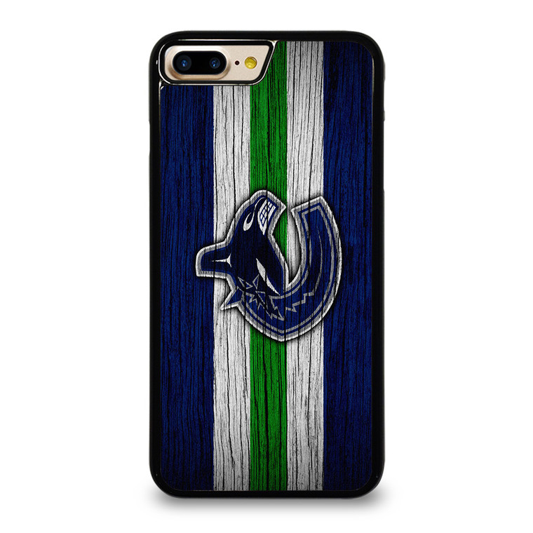 VANCOUVER CANUCKS WOODEN LOGO iPhone 7 / 8 Plus Case Cover