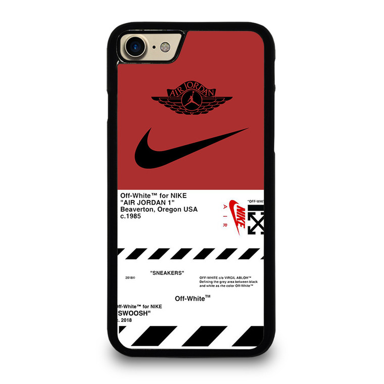NIKE AIR JORDAN OFF WHITE LOGO iPhone 7 / 8 Case Cover