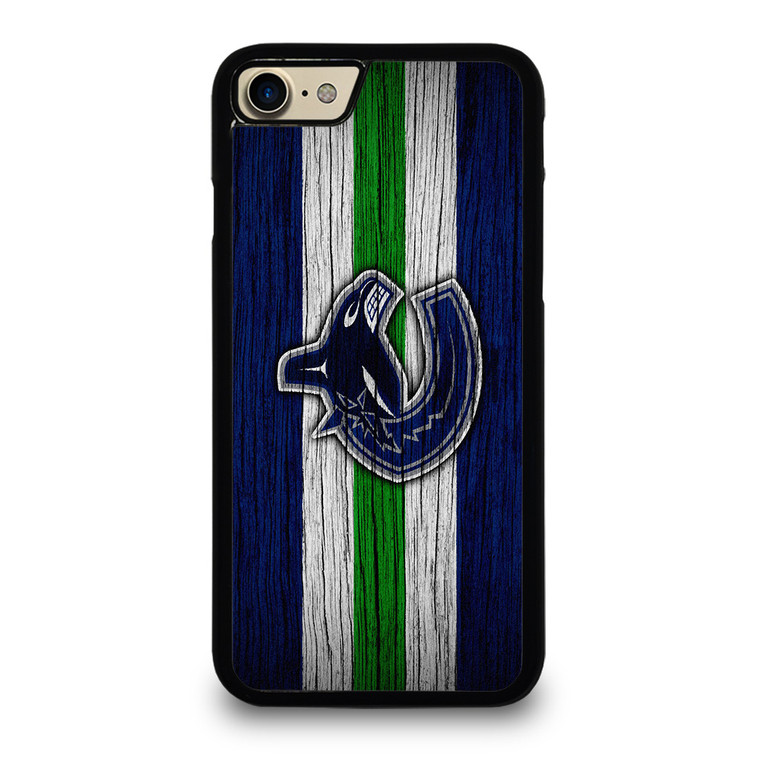 VANCOUVER CANUCKS WOODEN LOGO iPhone 7 / 8 Case Cover