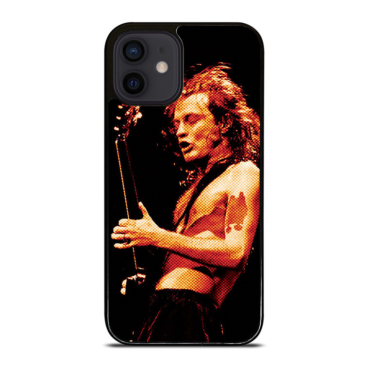 ACDC ANGUS YOUNG ROCK BAND GUITARIST iPhone 12 Mini Case Cover