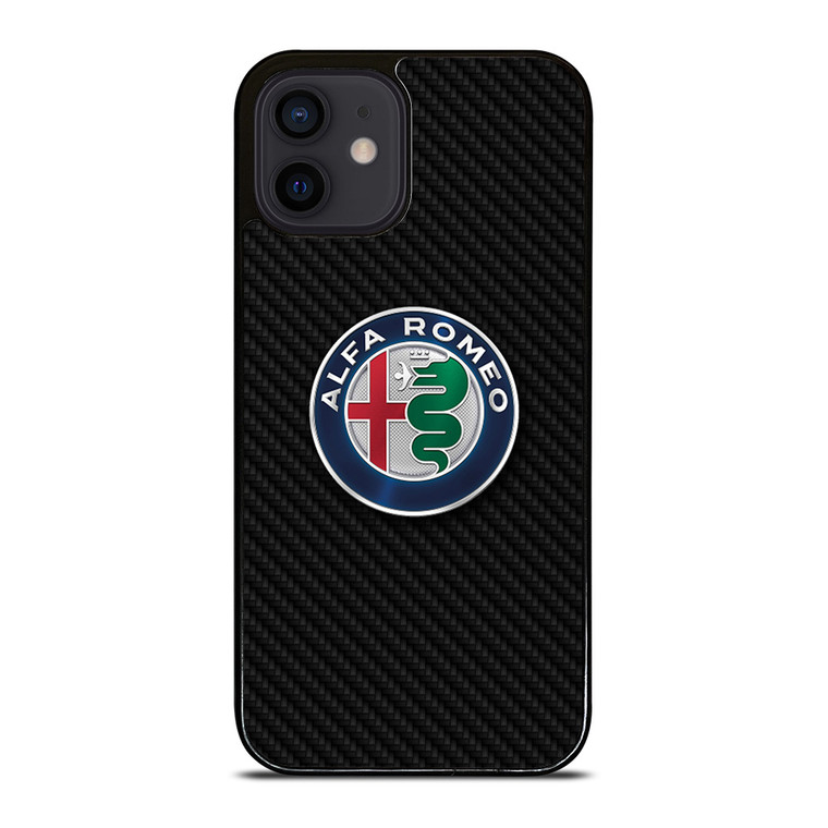 ALFA ROMEO CAR CARBON FIBER iPhone 12 Mini Case Cover