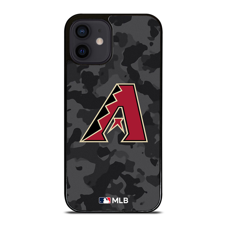 ARIZONA DIAMONDBACKS BASEBALL BLACK CAMO iPhone 12 Mini Case Cover