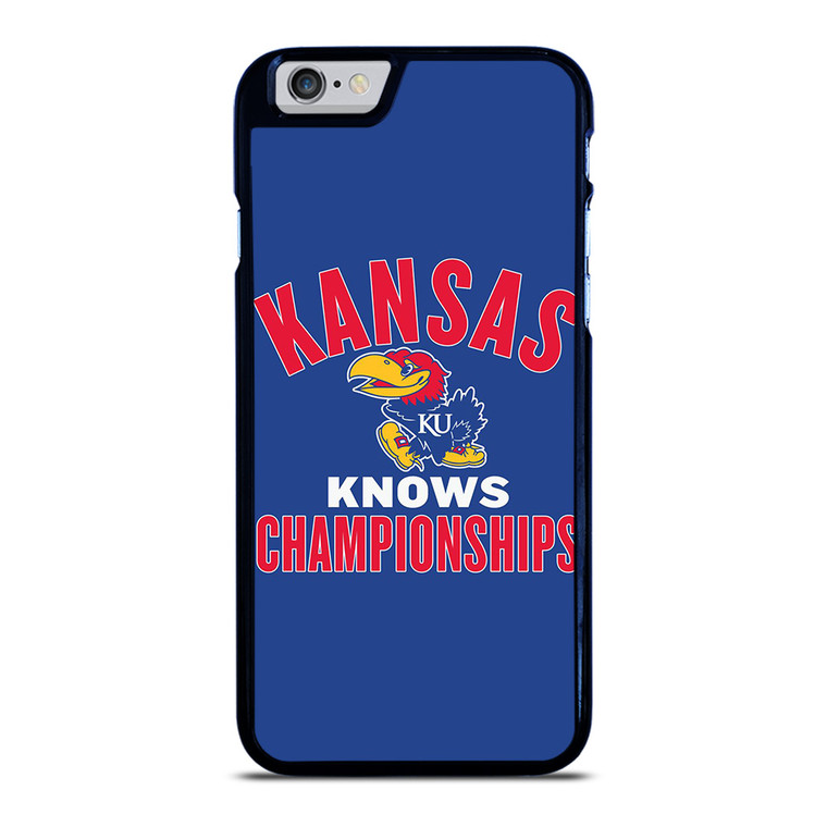 KANSAS JAYHAWKS BASKETBALL CHAMPIONS iPhone 6 / 6S Case Cover