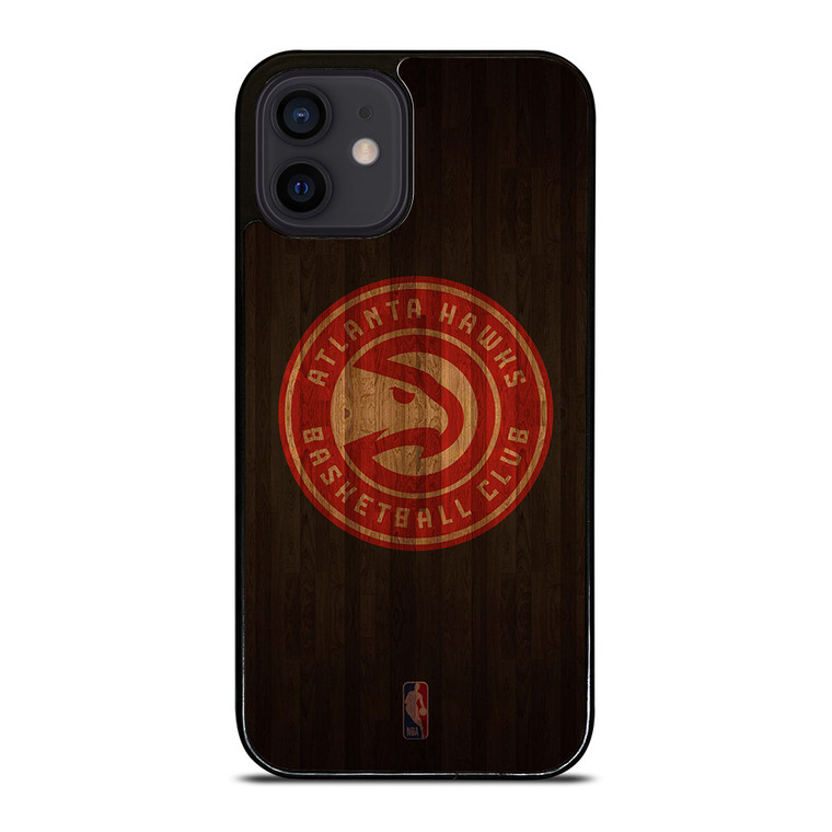 ATLANTA HAWKS BASKETBALL COURT NBA iPhone 12 Mini Case Cover