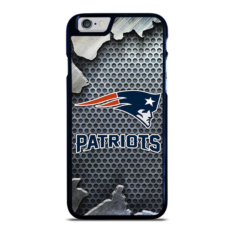 NEW ENGLAND PATRIOTS BROKEN METAL iPhone 6 / 6S Case Cover
