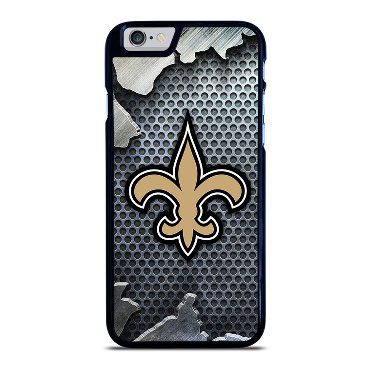 NEW ORLEANS SAINTS BROKEN METAL iPhone 6 / 6S Case Cover