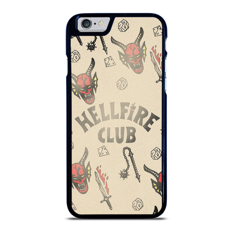 STRANGER THINGS 4 HELLFIRE CLUB iPhone 6 / 6S Case Cover