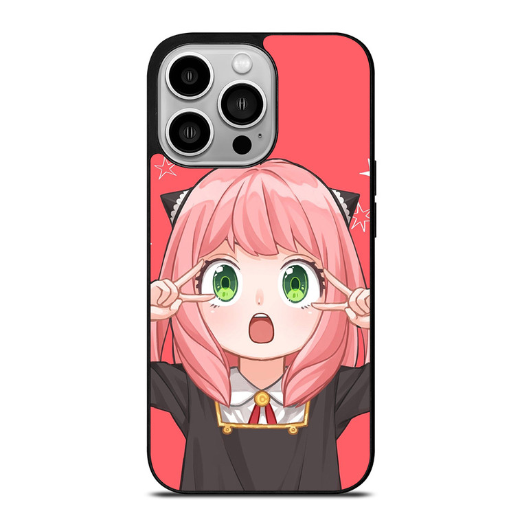 ANYA SPY X FAMILY PINK iPhone 14 Pro Case Cover