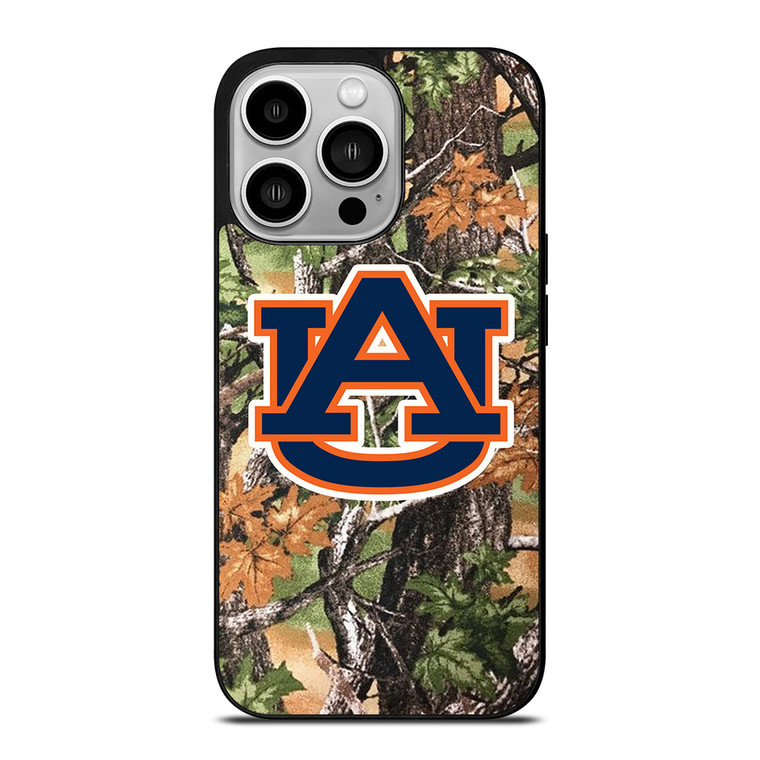 AUBURN TIGERS CAMO LEAF iPhone 14 Pro Case Cover