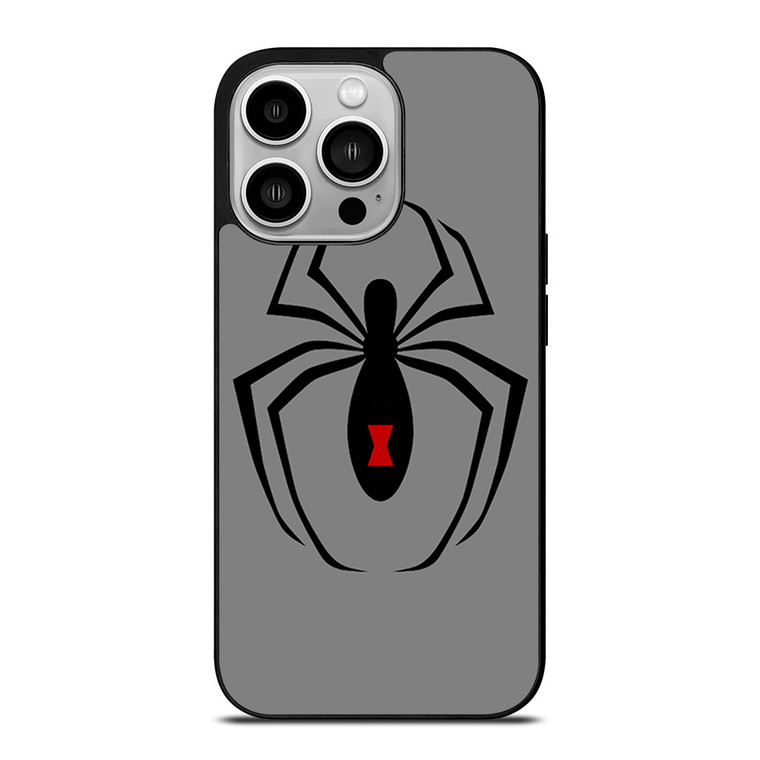 BLACK WIDOW SPIDER SYMBOL iPhone 14 Pro Case Cover