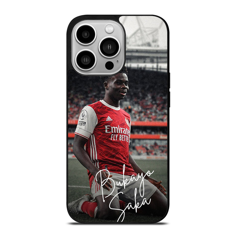 BUKAYO SAKA ARSENAL FOOTBALL CLUB iPhone 14 Pro Case Cover