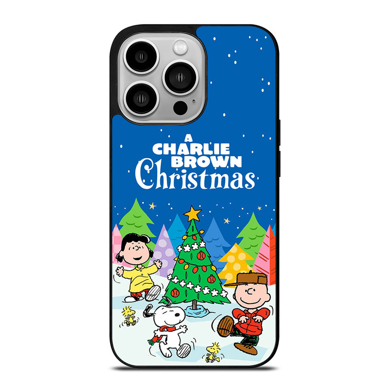 CHARLIE BROWN SNOOPY CHRISTMAS CARTOON iPhone 14 Pro Case Cover