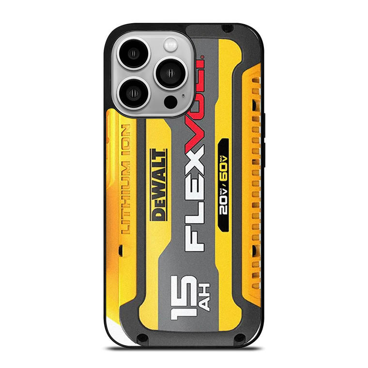 DEWALT FLEX VOLT 15 AH iPhone 14 Pro Case Cover
