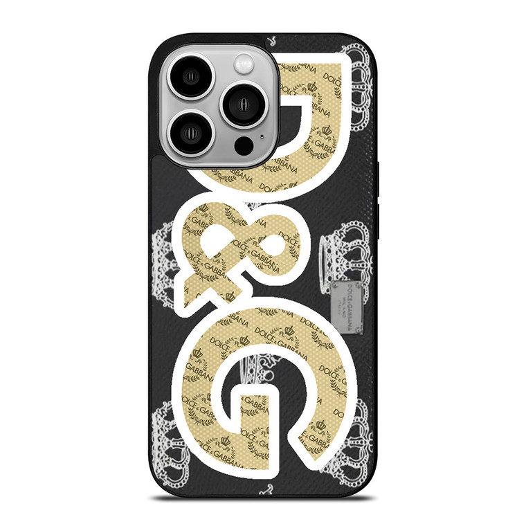 DOLCE AND GABBANA EMBOSS iPhone 14 Pro Case Cover