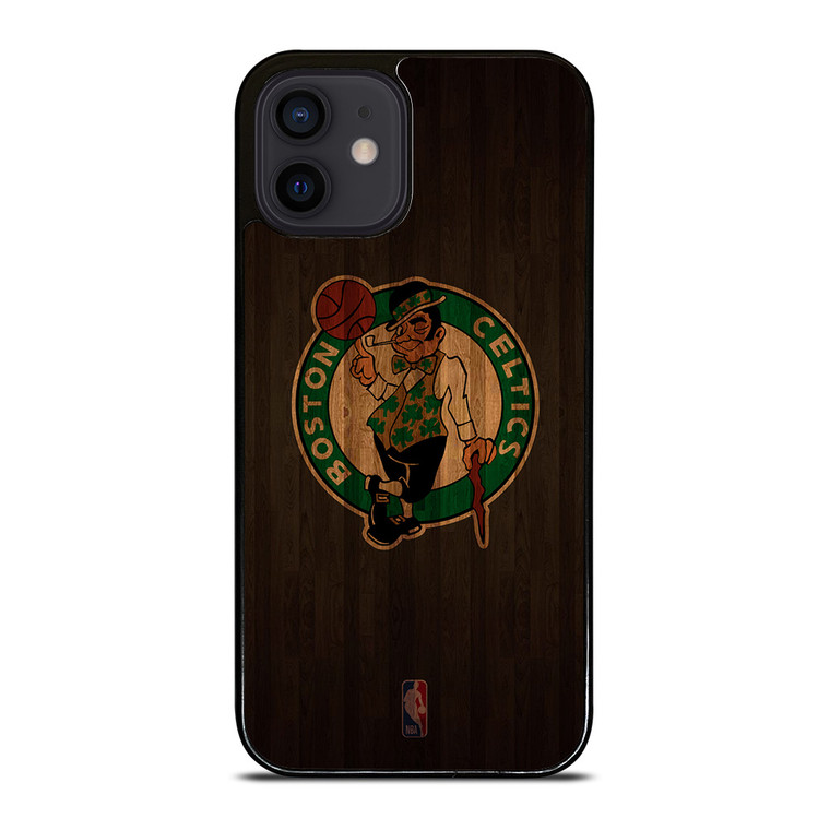 BOSTON CELTICS BASKETBALL COURT NBA iPhone 12 Mini Case Cover