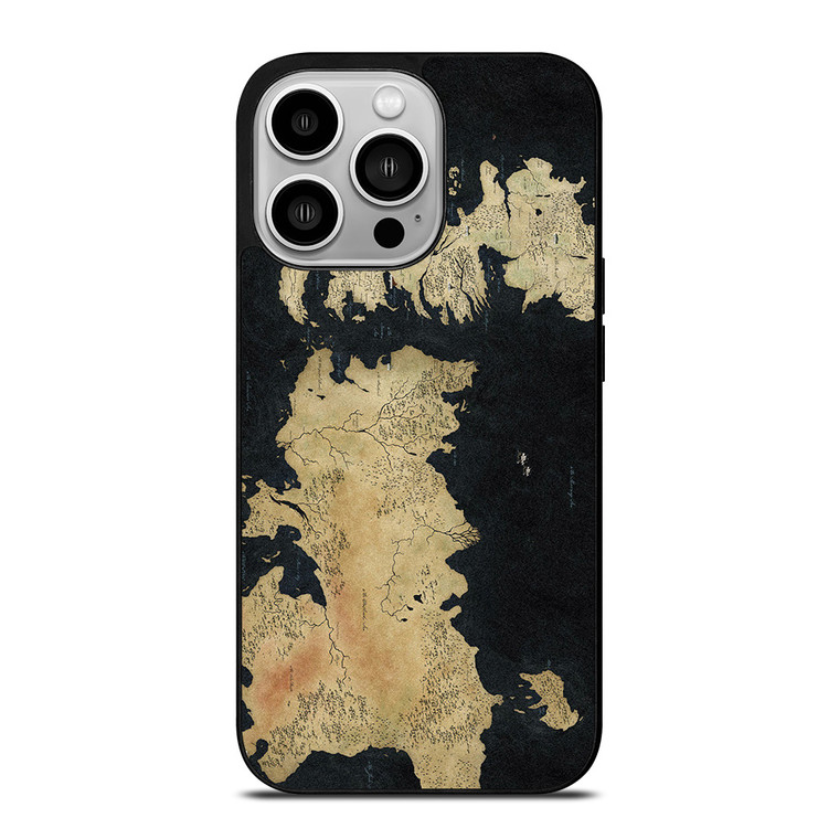 GAME OF THRONES MAP iPhone 14 Pro Case Cover