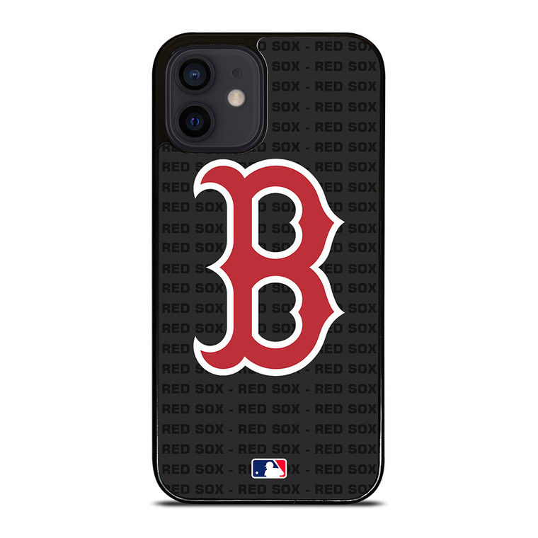 BOSTON RED SOX BASEBALL BLACK iPhone 12 Mini Case Cover