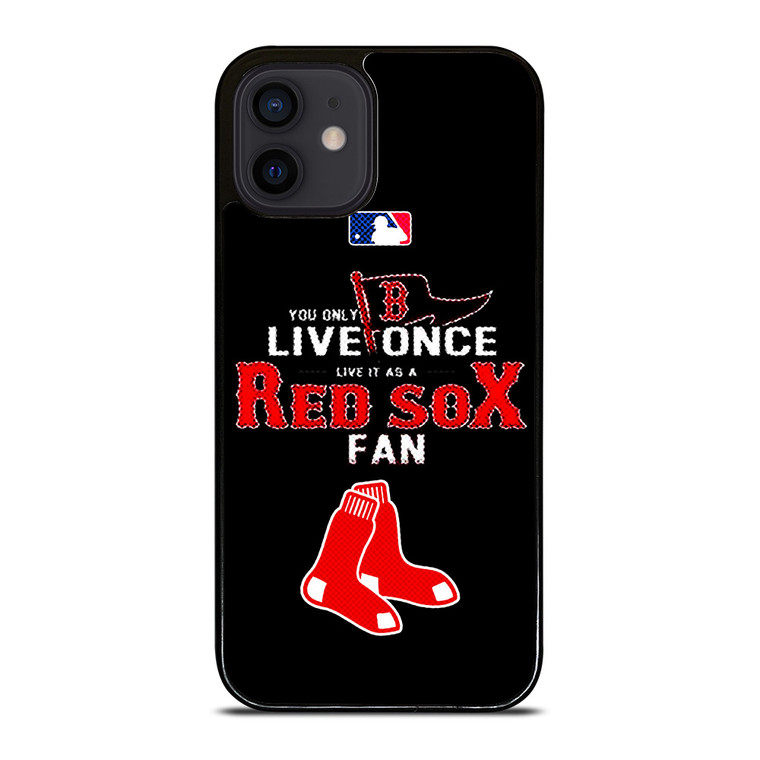 BOSTON RED SOX MLB BASEBALL FANS iPhone 12 Mini Case Cover