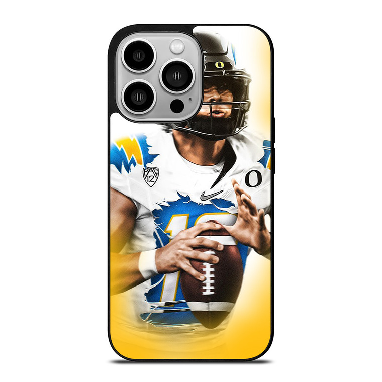 JUSTIN HERBERT LOS ANGELES CHARGERS iPhone 14 Pro Case Cover
