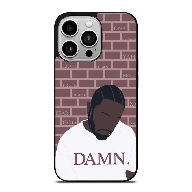 KENDRICK LAMAR DAMN CARTOON iPhone 14 Pro Case Cover