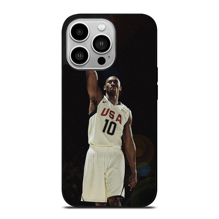 KOBE BRYANT USA BASKETBALL iPhone 14 Pro Case Cover