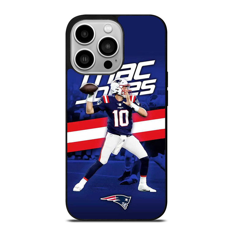 MAC JONES NEW ENGLAND PATRIOT FOOTBALL iPhone 14 Pro Case Cover