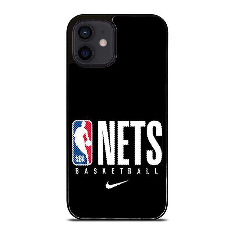 BROOKLYN NETS NBA BASKETBALL LOGO iPhone 12 Mini Case Cover