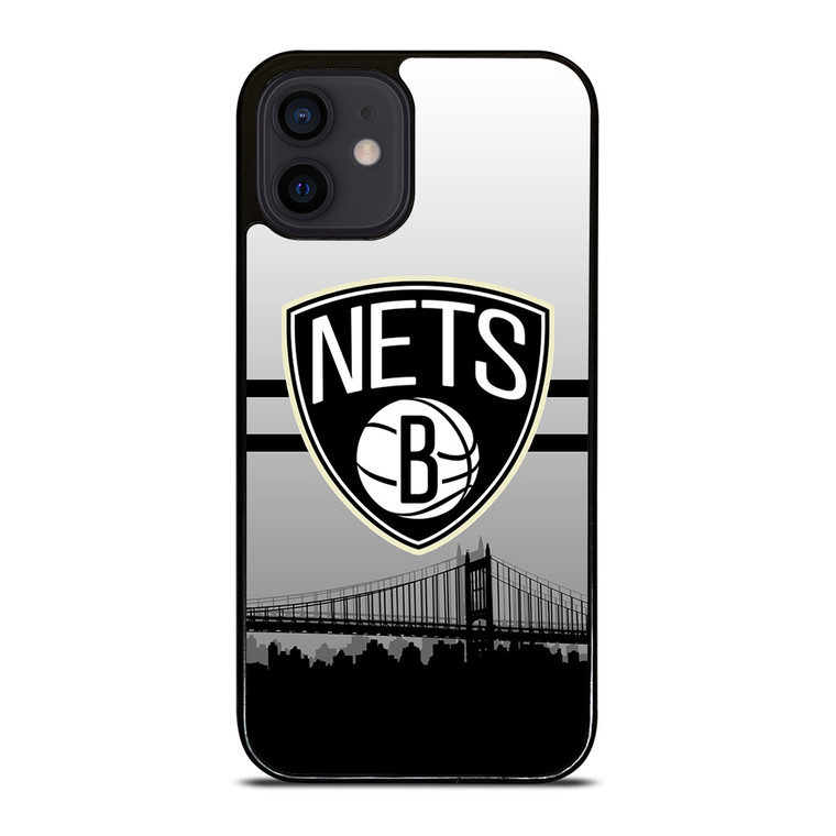 BROOKLYN NETS NBA SKYLINE iPhone 12 Mini Case Cover