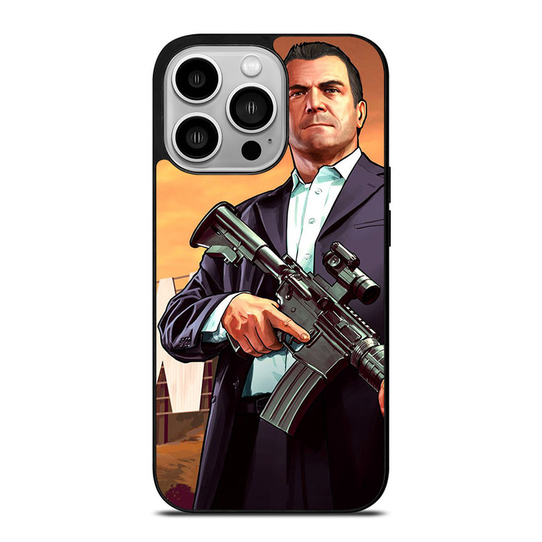 MICHAEL DE SANTA GRAND THEFT AUTO GTA iPhone 14 Pro Case Cover