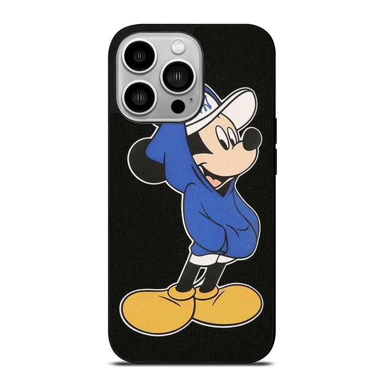 MICKEY MOUSE NEW YORK YANKEES CAP iPhone 14 Pro Case Cover