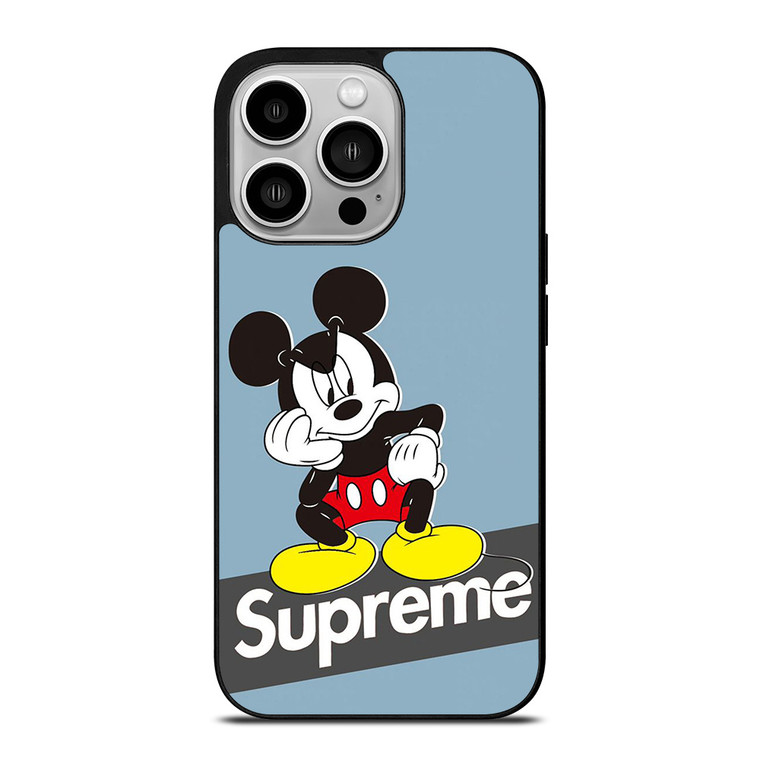 MICKEY MOUSE SUPREME BLUE iPhone 14 Pro Case Cover