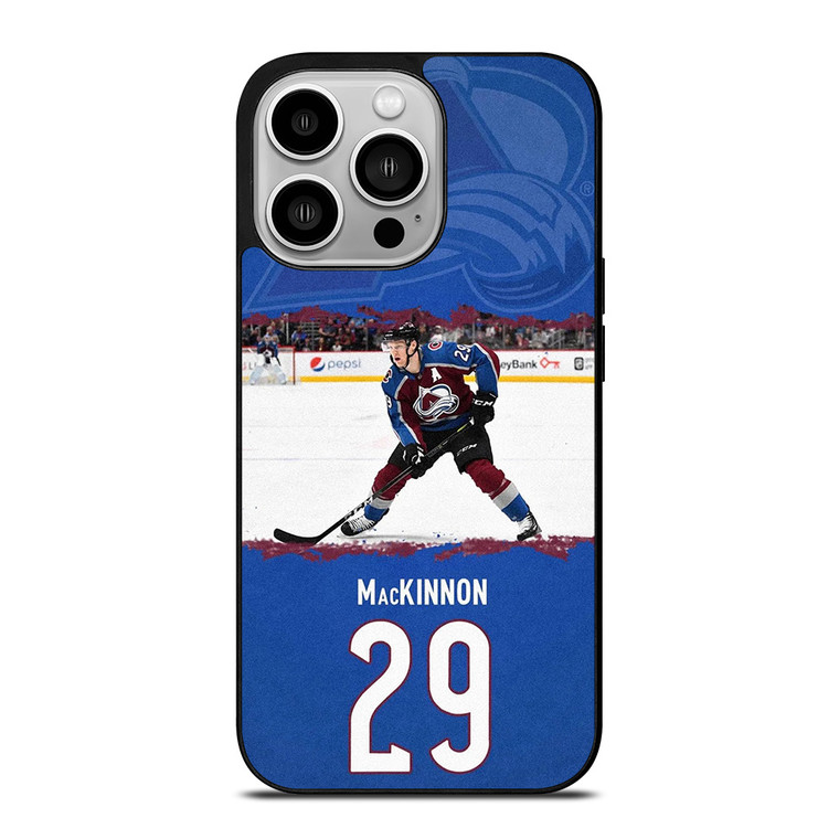 NATHAN MACKINNON COLORADO AVALANCHE HOCKEY iPhone 14 Pro Case Cover