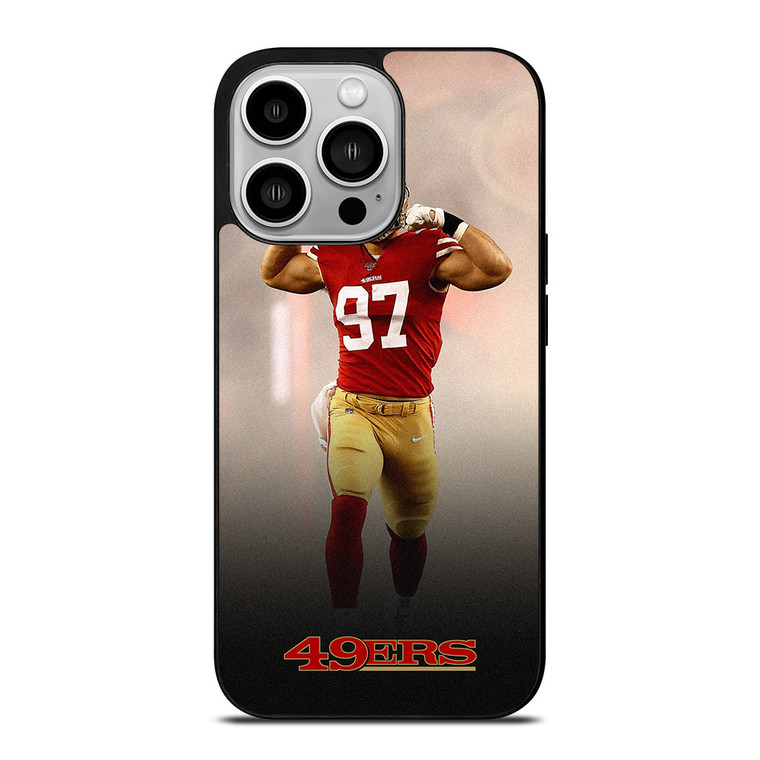 NICK BOSA SAN FRANCISCO 49ERS 2 iPhone 14 Pro Case Cover