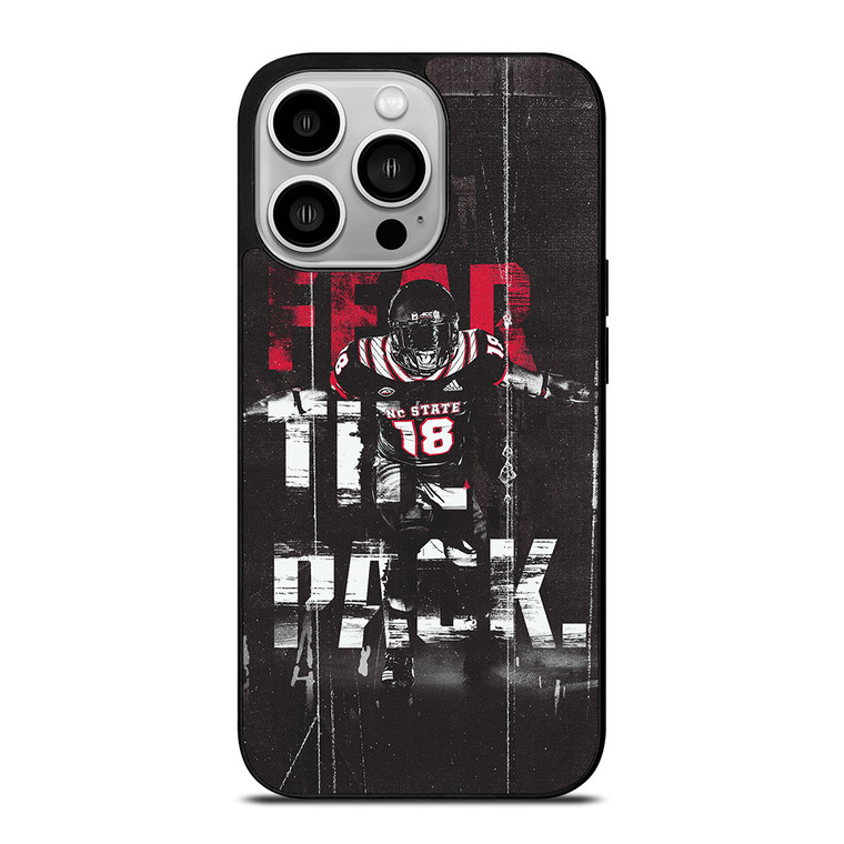 NORTH CAROLINA WOLFPACK FOOTBALL iPhone 14 Pro Case Cover