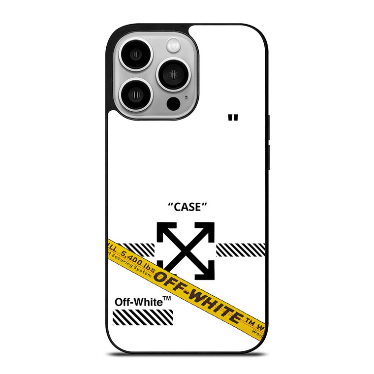 OFF WHITE CASE iPhone 14 Pro Case Cover
