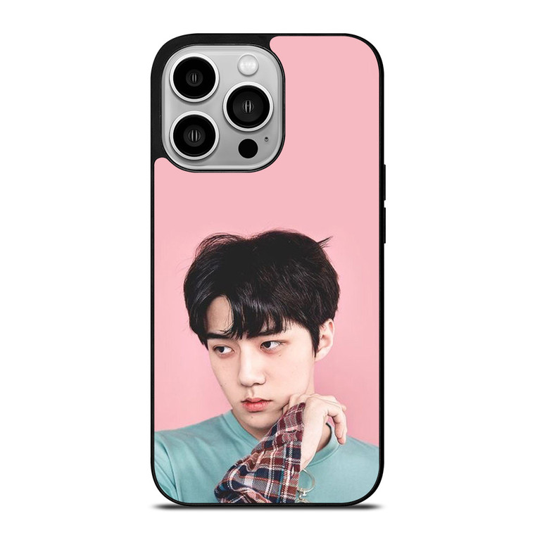 OH SEHUN EXO BOY BAND PINK iPhone 14 Pro Case Cover