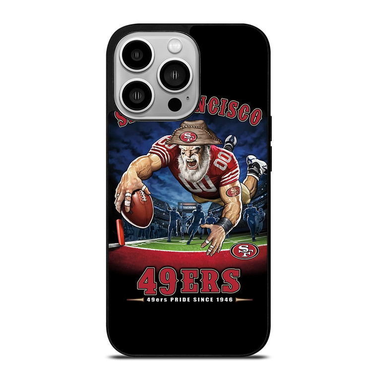 SAN FRANCISCO 49ERS NFL MASCOT iPhone 14 Pro Case Cover
