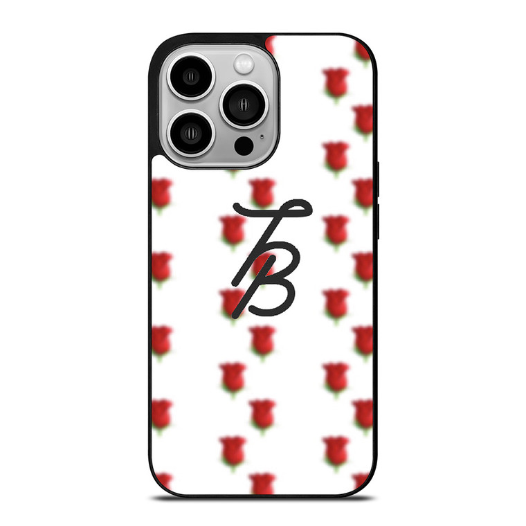 TESSA BROOKS ROSES LOGO iPhone 14 Pro Case Cover