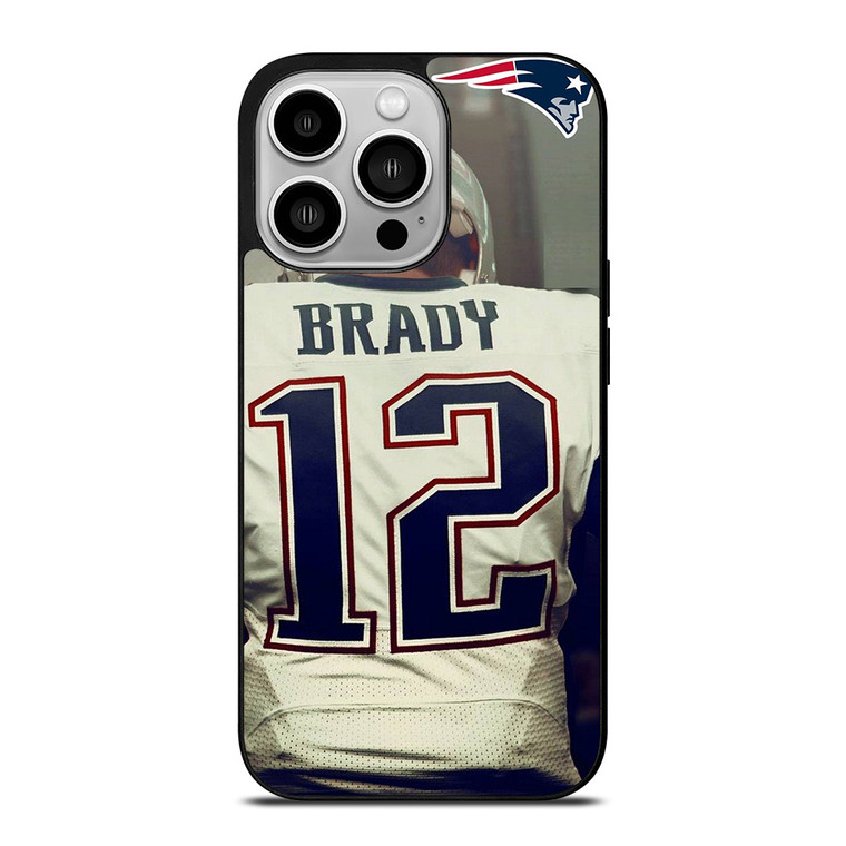TOM BRADY JERSEY NEW ENGLAND PATRIOTS iPhone 14 Pro Case Cover
