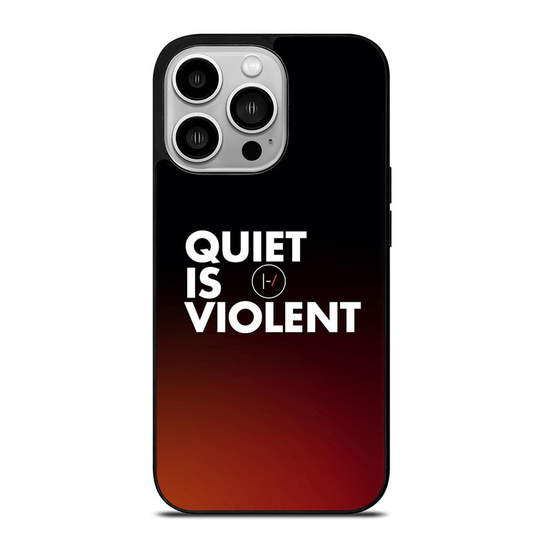 TWENTY ONE PILOTS QUIET IS VIOLENT iPhone 14 Pro Case Cover TWENTY ONE PILOTS QUIET IS VIOLENT iPhone 14 Pro Case Cover