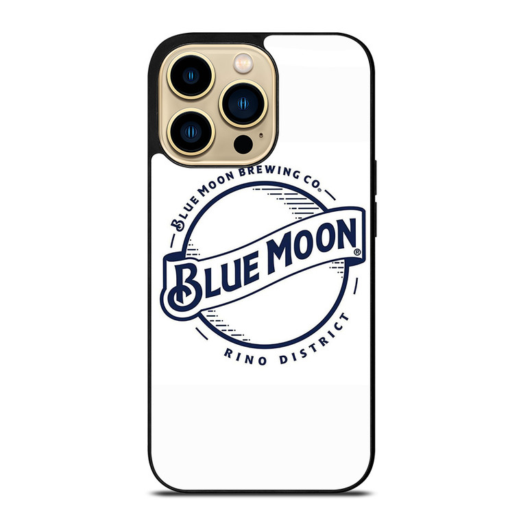 BLUE MOON BEER BADGE iPhone 14 Pro Max Case Cover