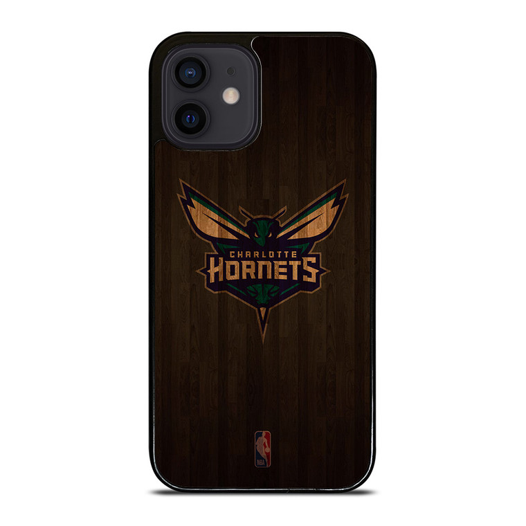 CHARLOTTE HORNETS BASKETBALL COURT NBA iPhone 12 Mini Case Cover