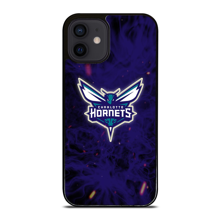 CHARLOTTE HORNETS BASKETBALL NBA FIRE iPhone 12 Mini Case Cover