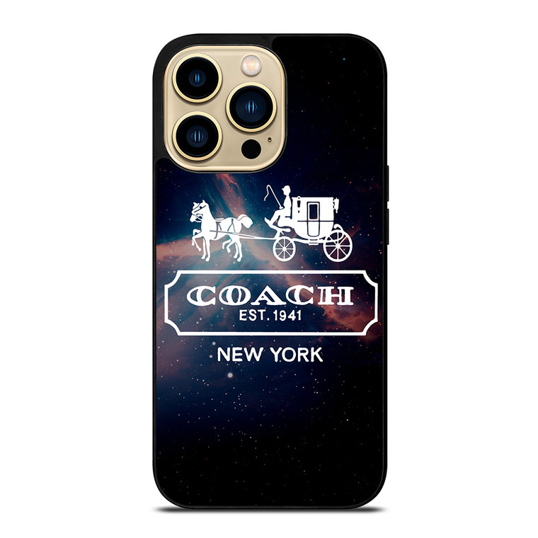 COACH NEW YORK NEBULA LOGO iPhone 14 Pro Max Case Cover