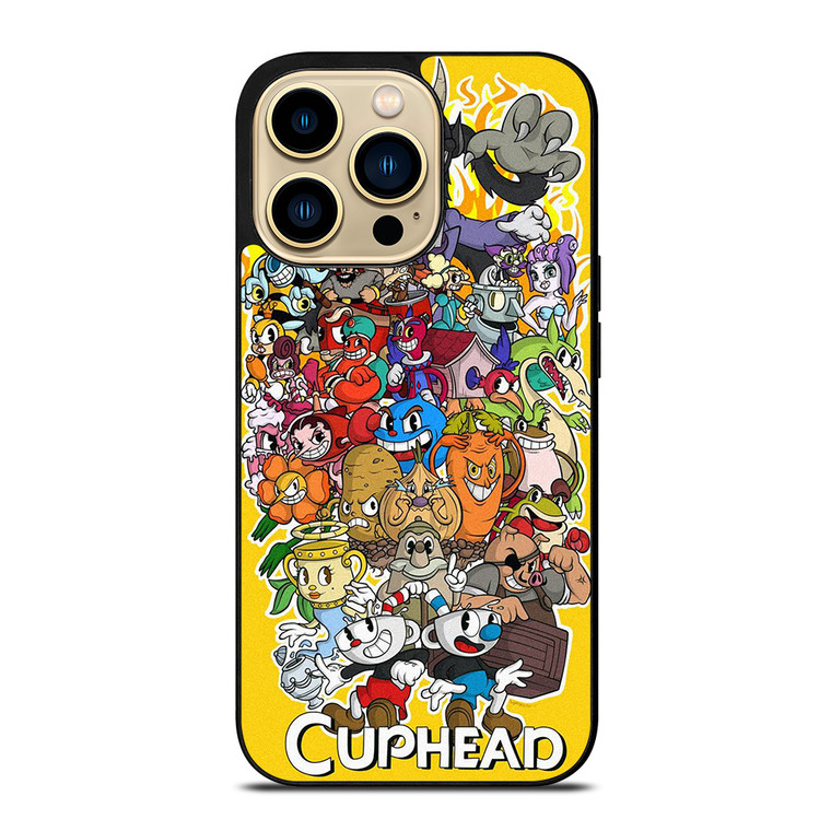 CUPHEAD SHOW ALL CAST iPhone 14 Pro Max Case Cover