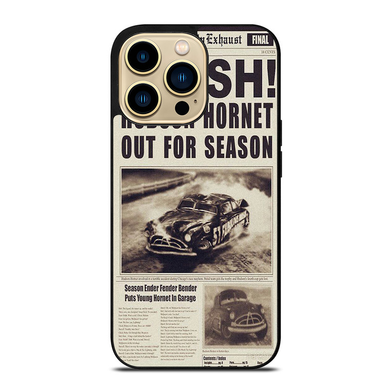 DOG HUDSON HORNET CARS MAGAZINE iPhone 14 Pro Max Case Cover