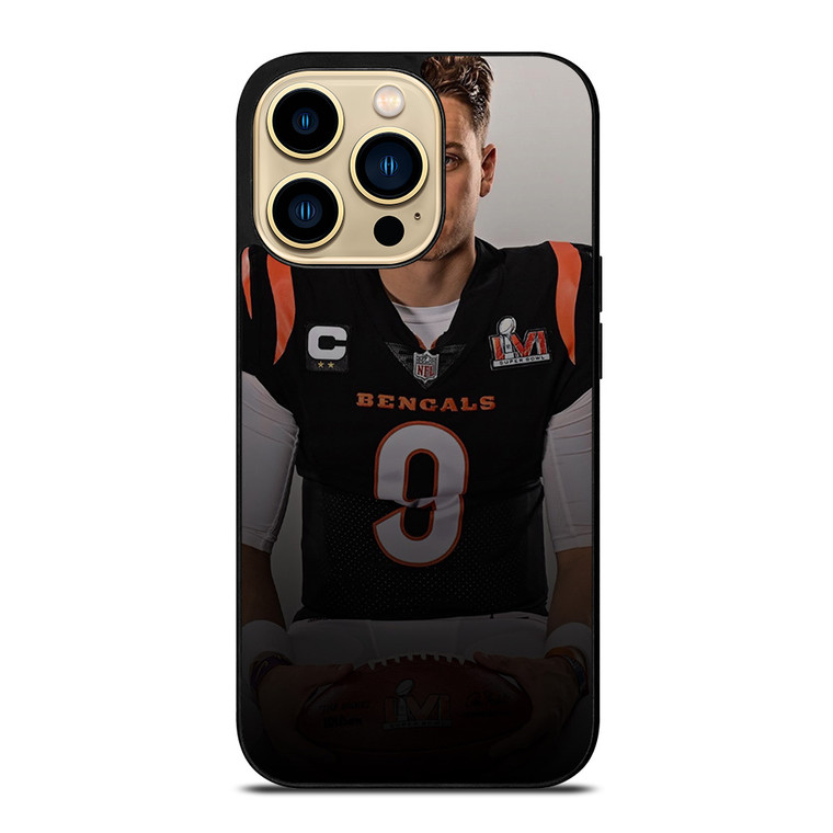 JOE BURROW CINCINNATI BENGALS NFL iPhone 14 Pro Max Case Cover