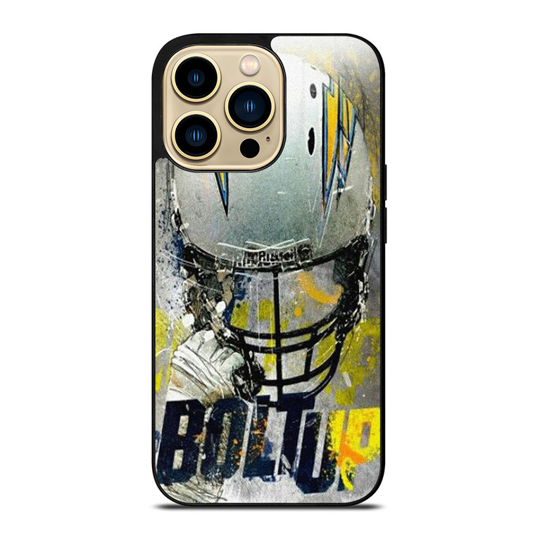 LOS ANGELES CHARGERS FOOTBALL BOLT UP iPhone 14 Pro Max Case Cover LOS ANGELES CHARGERS FOOTBALL BOLT UP iPhone 14 Pro Max Case Cover